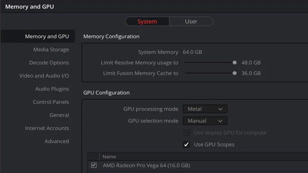 <p><i><span style="font-weight: 400;">Memori dan GPU di </span></i><a href="https://www.capterra.com/p/209733/ DaVinci-Resolve/"><i><span style="font-weight: 400;">DaVinci Resolve</span></i></a><i><span style="font-weight: 400; "> (</span></i><a href="https://www.capterra.com/p/209733/DaVinci-Resolve/"><i><span style="font-weight: 400; ">Sumber</span></i></a><i><span style="font-weight: 400;")</span></i></p> <p><i><span style="font-weight: 400;">Memory and GPU in </span></i><a href="https://www.capterra.com/p/209733/DaVinci-Resolve/"><i><span style="font-weight: 400;">DaVinci Resolve</span></i></a><i><span style="font-weight: 400;"> (</span></i><a href="https://www.capterra.com/p/209733/DaVinci-Resolve/"><i><span style="font-weight: 400;">Source</span></i></a><i><span style="font-weight: 400;">)</span></i></p>