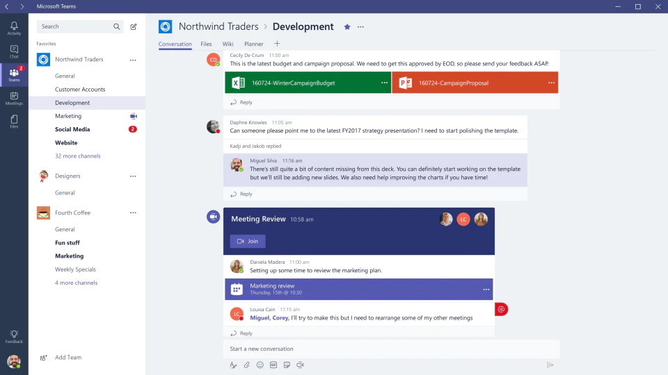 Microsoft Teams kanalları Microsoft Teams channels