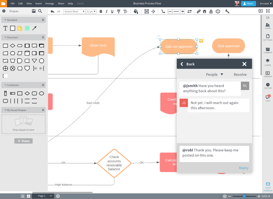 <p><i><span style="font-weight: 400;">Menambahkan komentar ke diagram di </span></i><a href="https://www.capterra.com/p/212282 /Lucidchart/"><i><span style="font-weight: 400;">Lucidchart</span></i></a></p> <p><i><span style="font-weight: 400;">Adding comments to diagrams in </span></i><a href="https://www.capterra.com/p/212282/Lucidchart/"><i><span style="font-weight: 400;">Lucidchart</span></i></a></p>