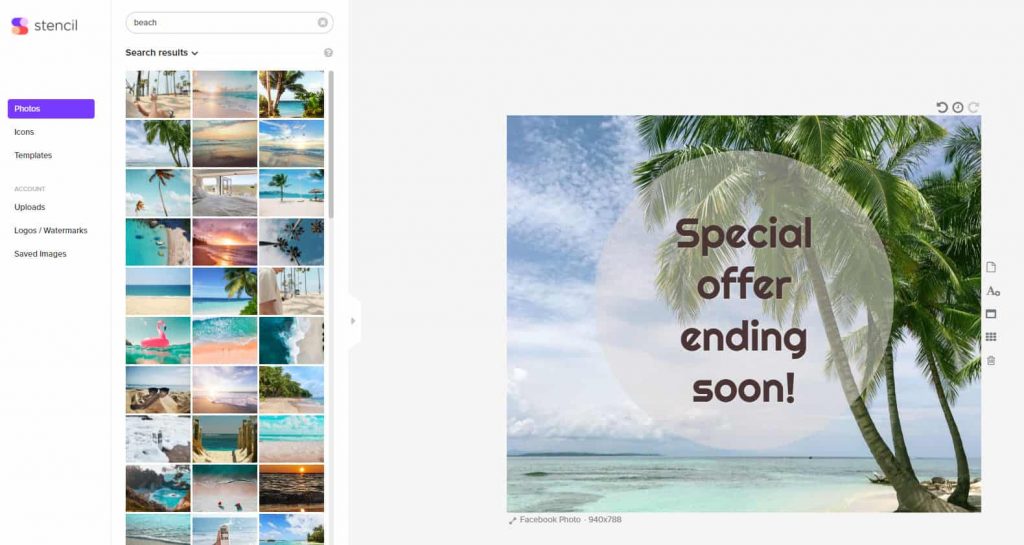 Tambahkan latar belakang ke grafik Stensil