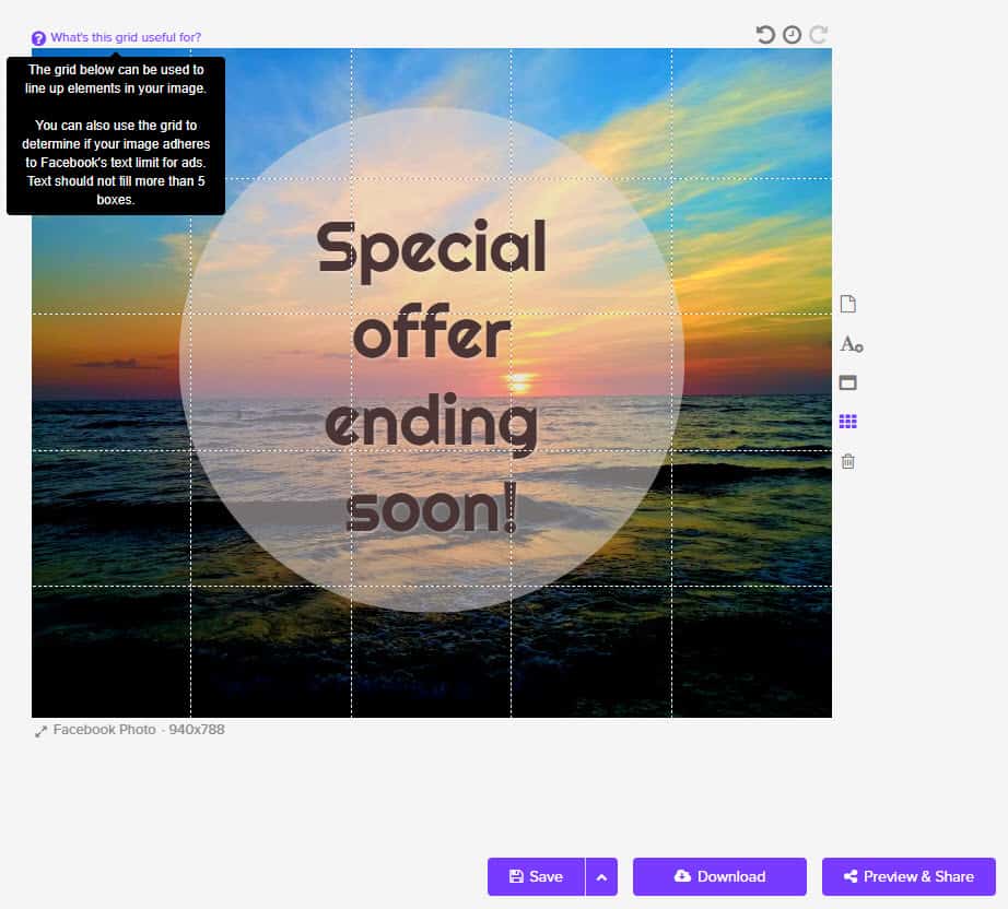 Template stensil dimasukkan ruang kerja