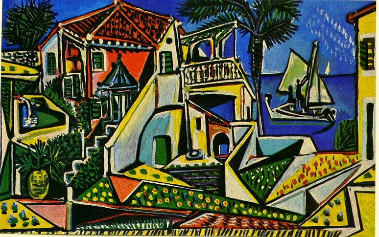 光泽压缩 mediterranean-landscape-1952_glossy-image-compression