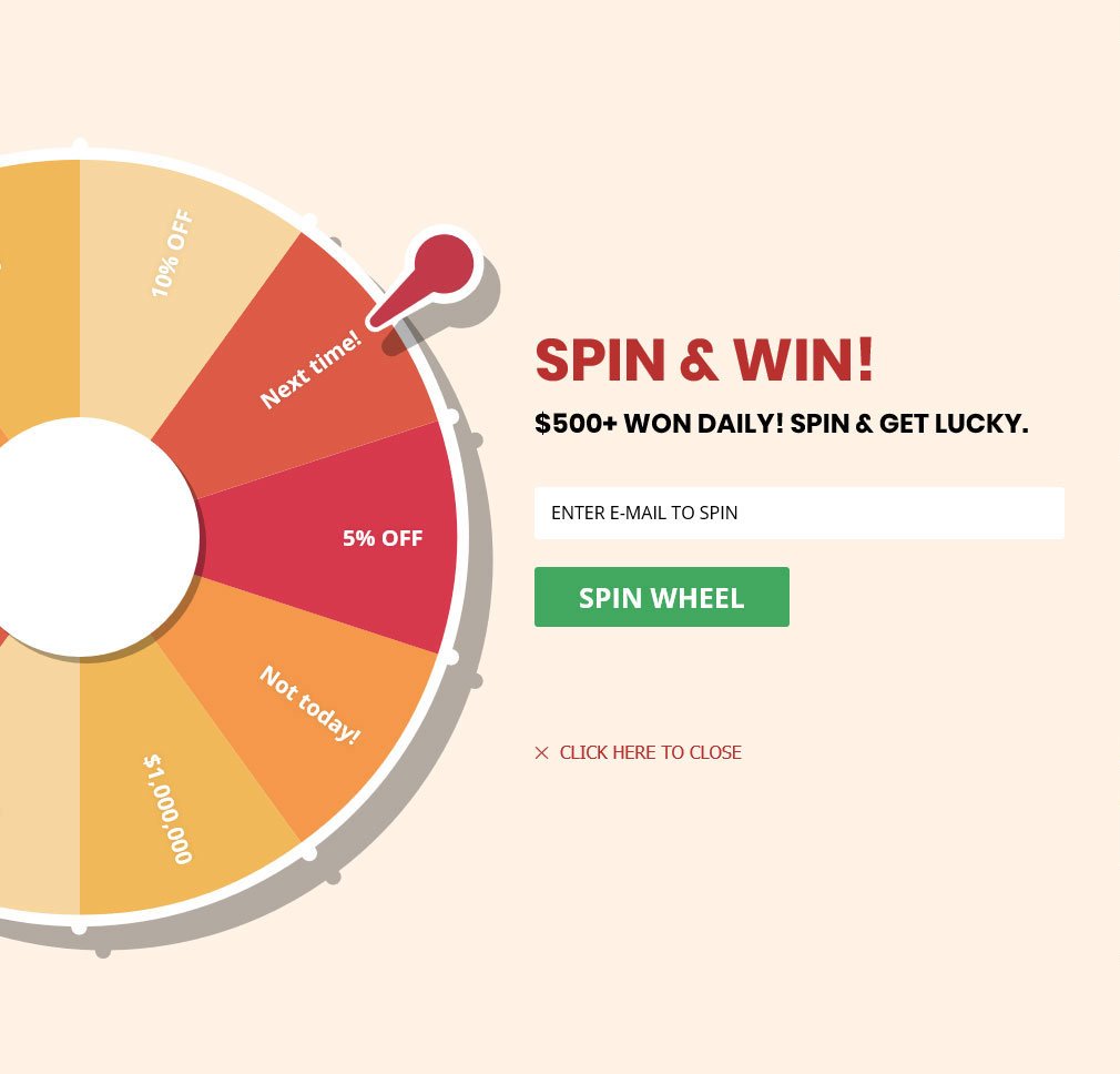 exemple de pop-up d'intention de sortie zodeys