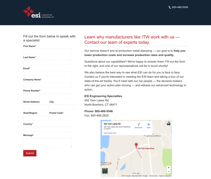 A/B-Test verlassenes Formular – Lead-Generierung in der Fertigung