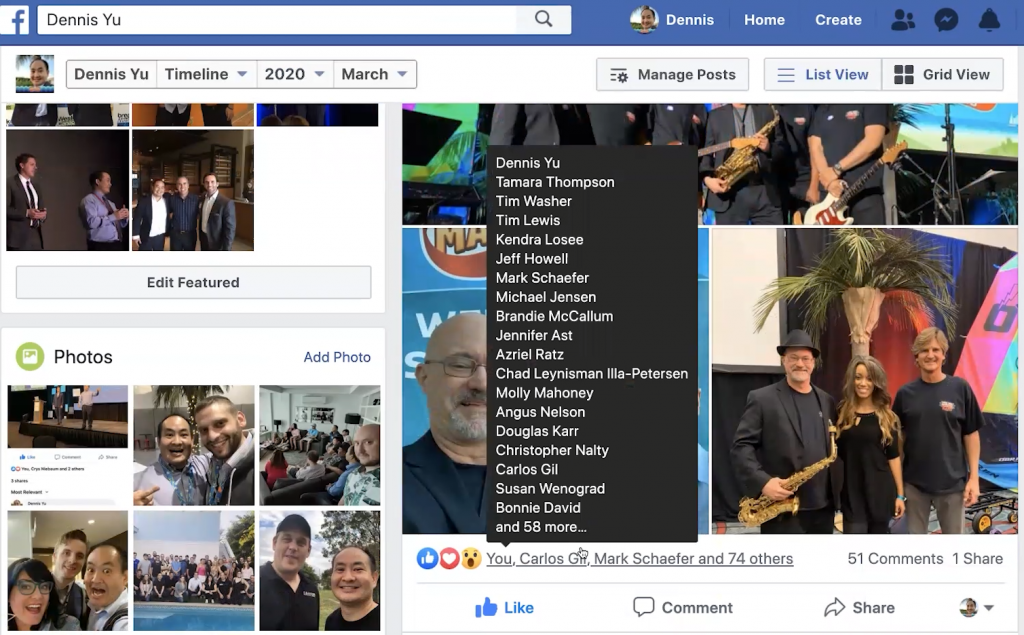 Selectează o postare cu un nivel ridicat de implicare