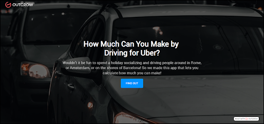 Cálculo de motorista Uber