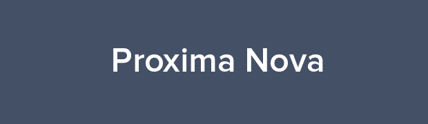 ProximaNovaフォント