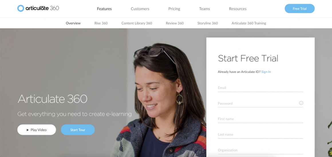 Storyline360インストラクショナルデザインソフトウェアプラットフォームを明確にする