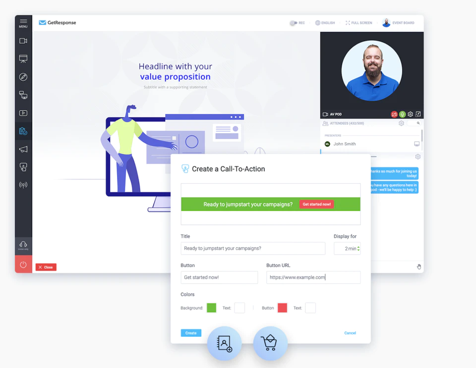 <p style="text-align: center;"><span style="font-weight: 400;">Création d'appels à l'action dans </span><a href="https://www.capterra. com/p/153948/GetResponse/"><span style="font-weight : 400 ;">GetResponse</span></a><span style="font-weight : 400 ;"> (</span> <a href="https://www.capterra.com/p/153948/GetResponse/"><span style="font-weight: 400;">Source</span></a><span style=" font-weight : 400 ;">)</span></p> <p style="text-align: center;"><span style="font-weight: 400;">Call-To-Action Creation in </span><a href="https://www.capterra.com/p/153948/GetResponse/"><span style="font-weight: 400;">GetResponse</span></a><span style="font-weight: 400;"> (</span><a href="https://www.capterra.com/p/153948/GetResponse/"><span style="font-weight: 400;">Source</span></a><span style="font-weight: 400;">)</span></p>