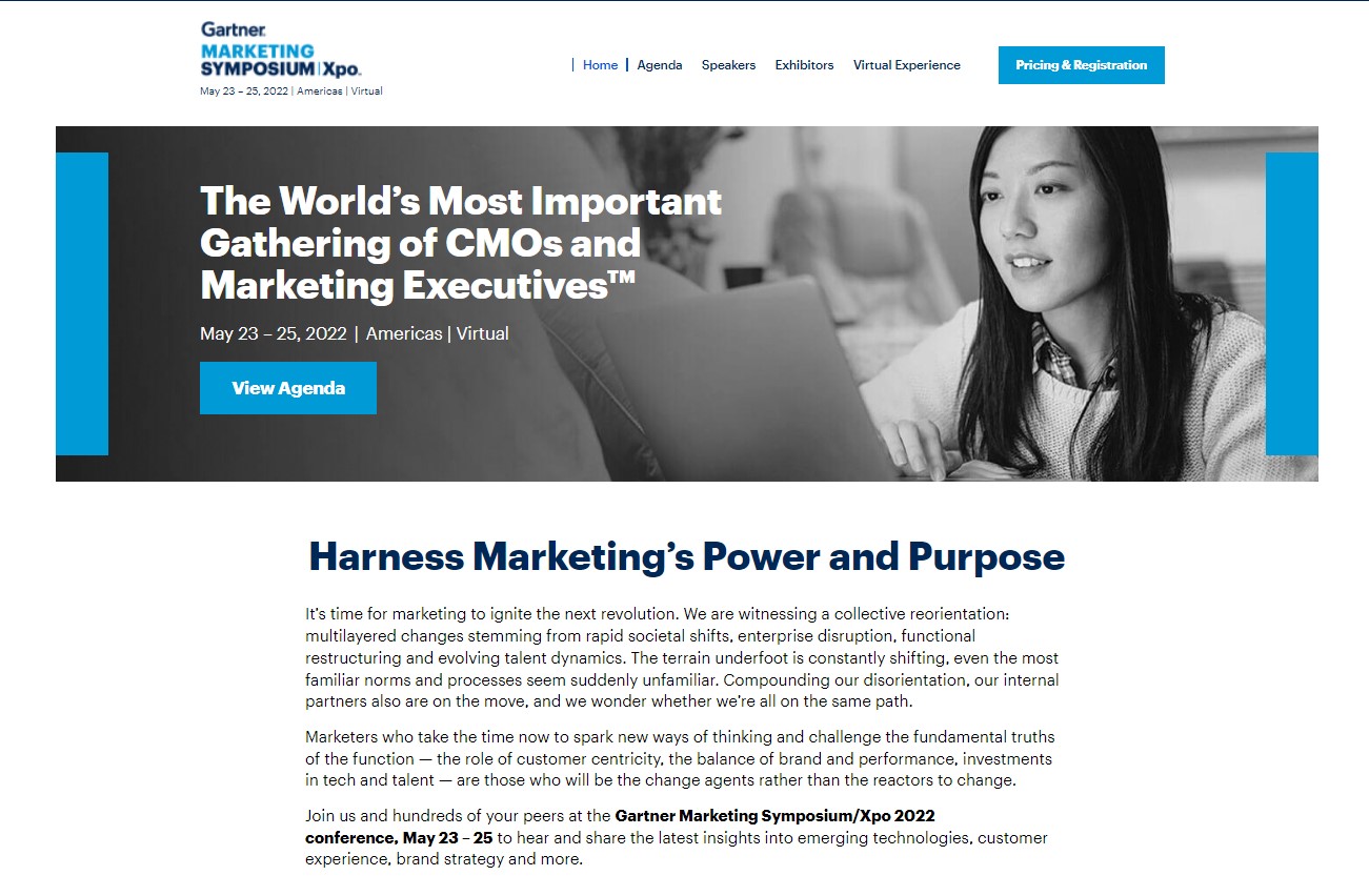 Simpozionul de marketing Gartner 2022
