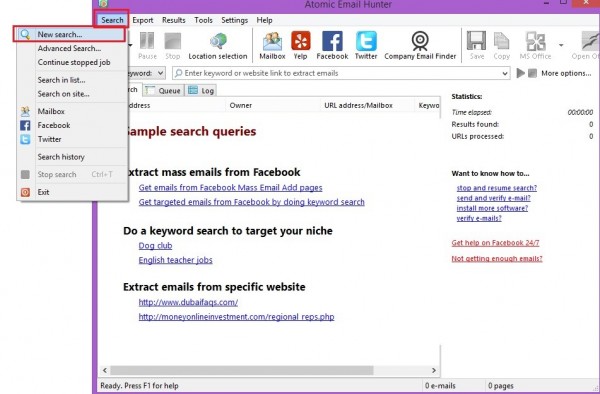 Où collecter les adresses e-mail