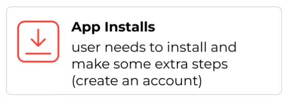 モバイル広告のコンバージョンフローの種類_Appのインストール