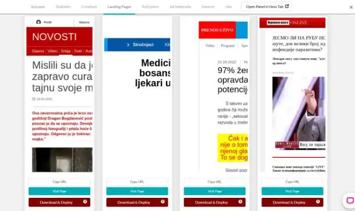 anstrex-Landingpages-Registerkarte