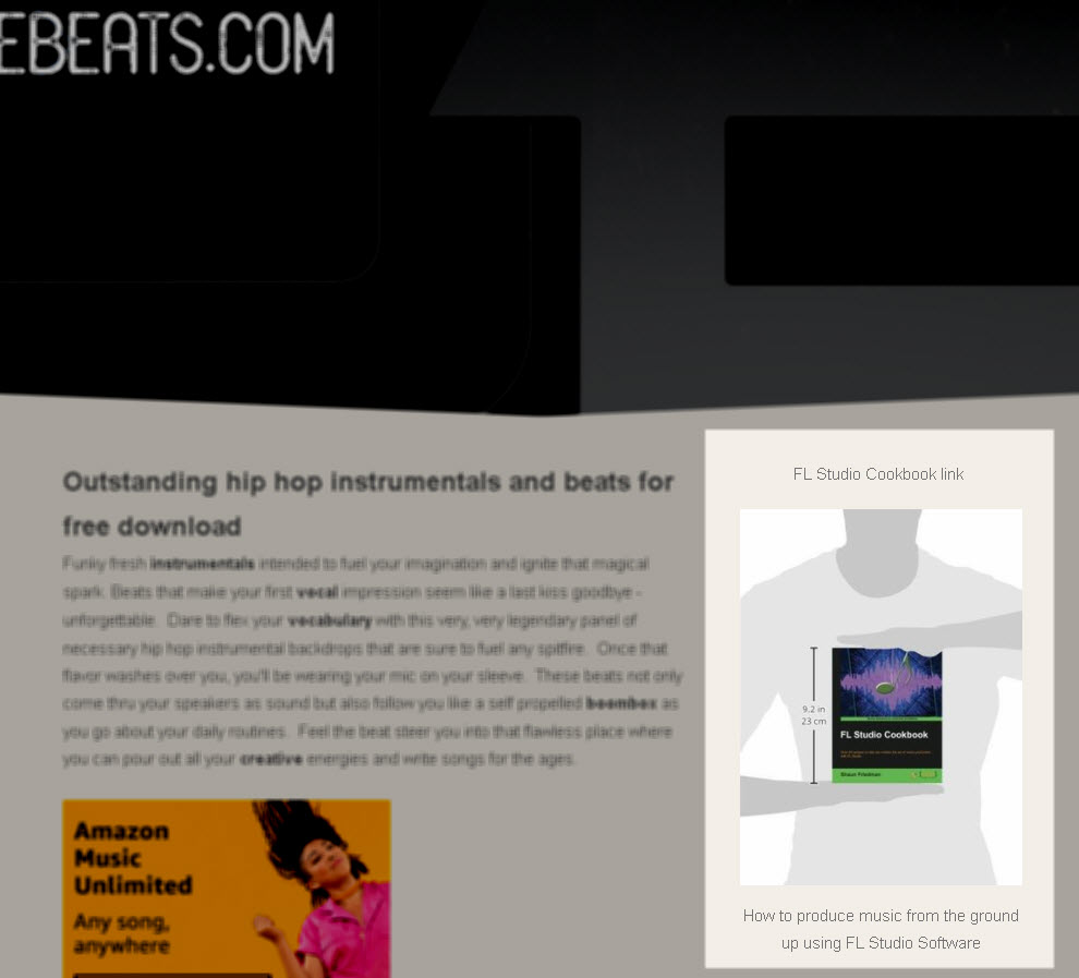 Promozione del libro Beats gratis
