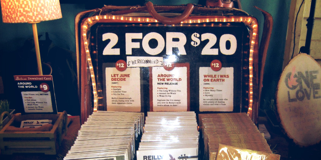 Como vender produtos e música em shows sem ser vendedor