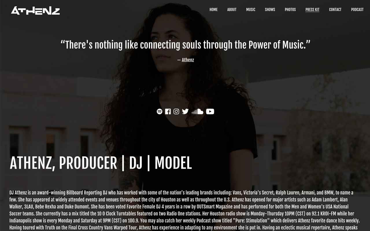 Cele mai bune site-uri pentru DJ: DJ Athenz