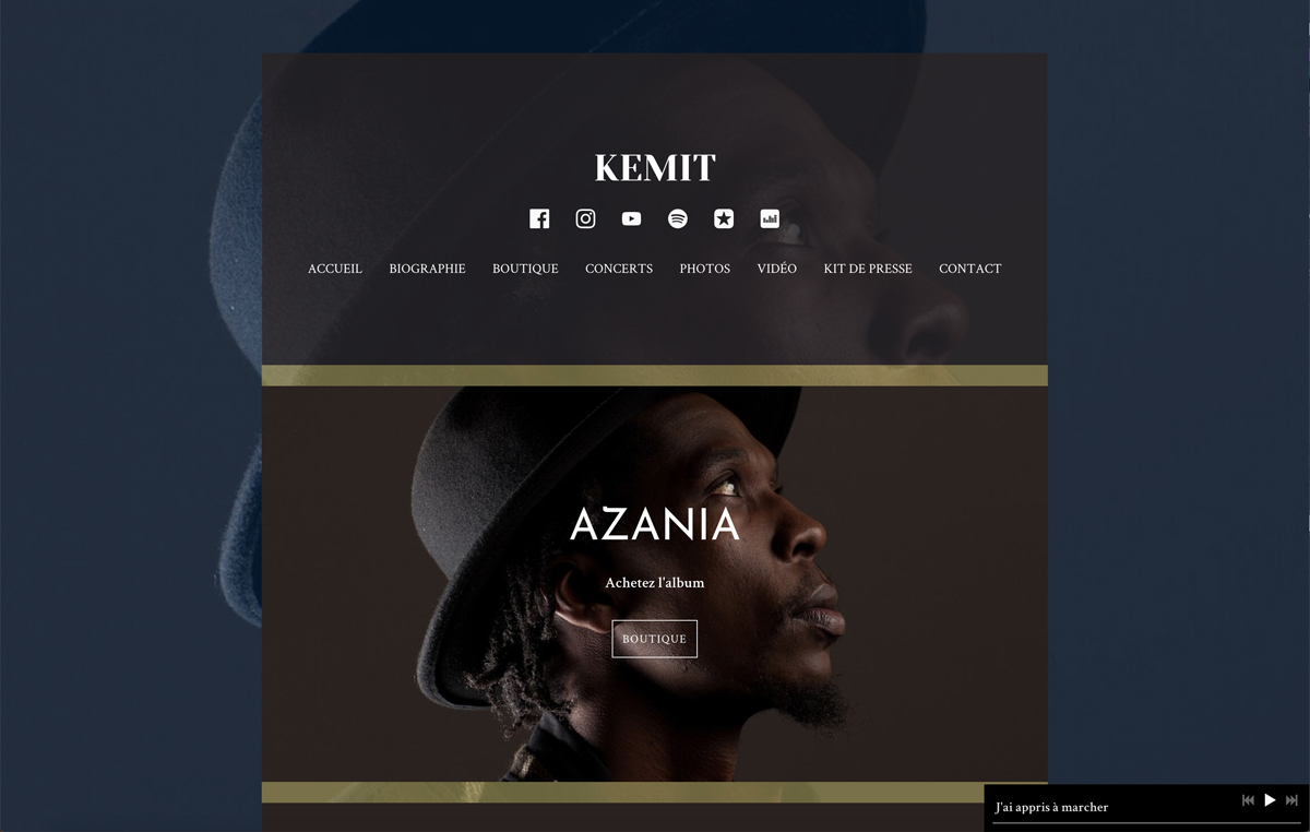 Design der Band-Website – Verwenden Sie einen Call-to-Action