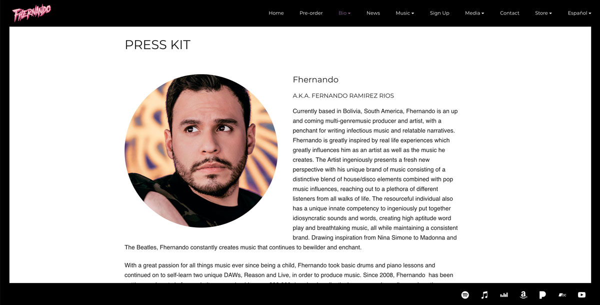 Inspiración para el diseño de sitios web: los mejores kits de prensa electrónicos