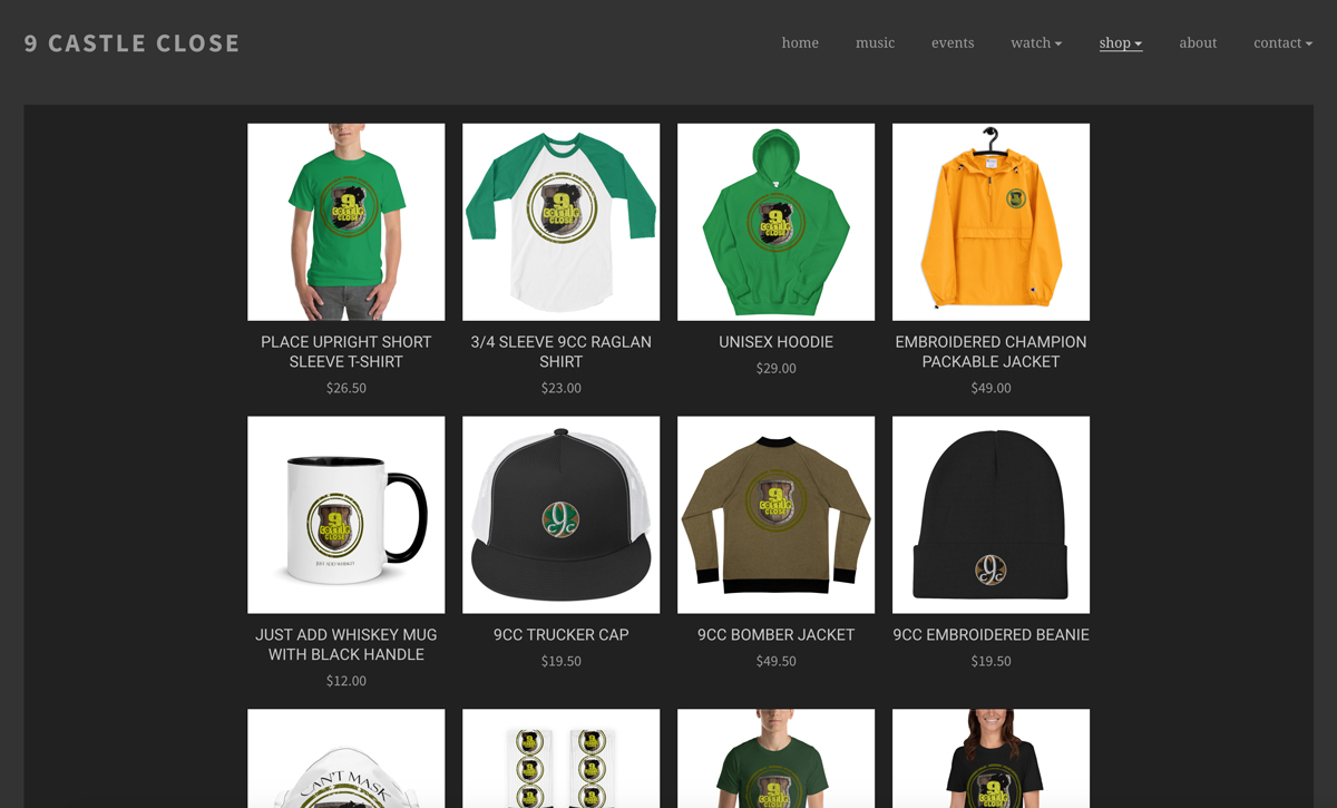 Vendi più merchandising sul tuo sito Web di musica con l'esempio del negozio Printful
