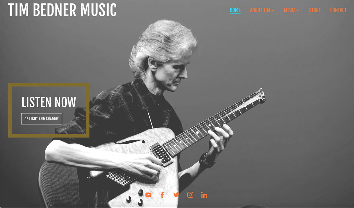 Template terbaik untuk gitaris