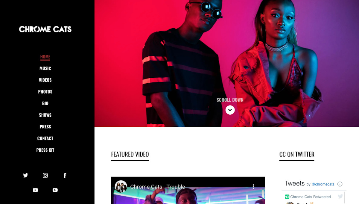 Inspirasi Desain Situs Web: Situs Rapper Terbaik