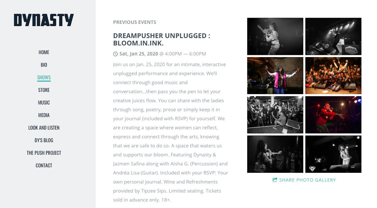 Inspirasi Desain Situs Web: Situs Rapper Terbaik