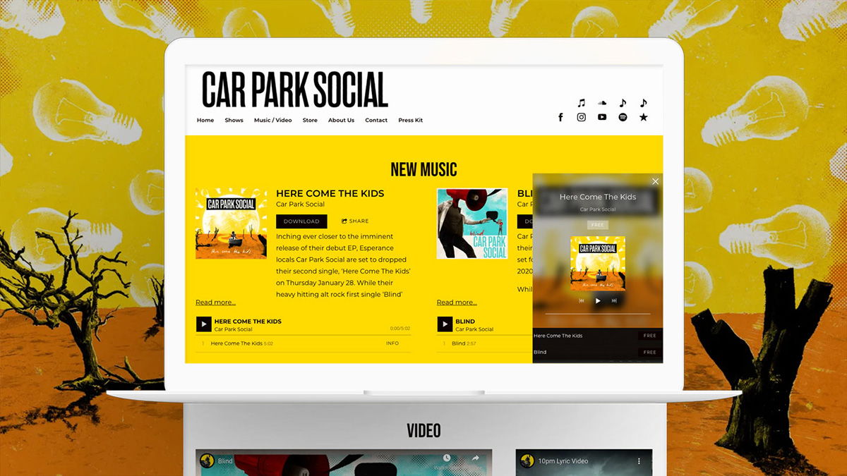 Blog Bandzoogle - 11 maneiras de usar o Music player em seu site - Principal