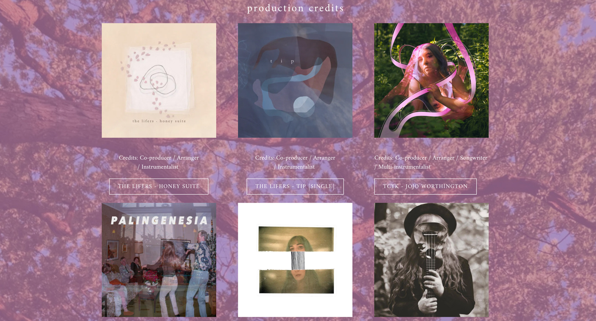 7 moduri de a crea modele de site-uri web ale trupei pe care le vei iubi - Blogul Bandzoogle - Discografie