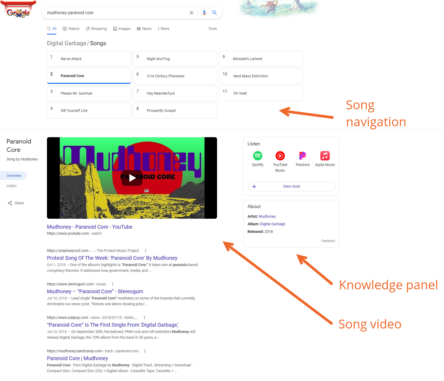 Bandzoogle Blog - Music SEO Poznaj swoje SERP - wyniki utworów
