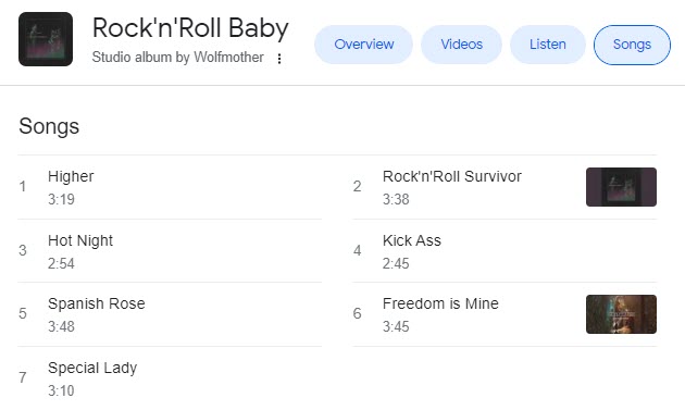 Bandzoogle Blog - Comment optimiser son schéma de bande pour le SEO - Album SERP