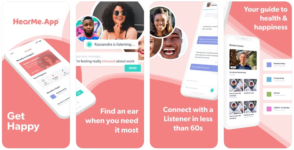 Beispiel einer App für psychische Gesundheit