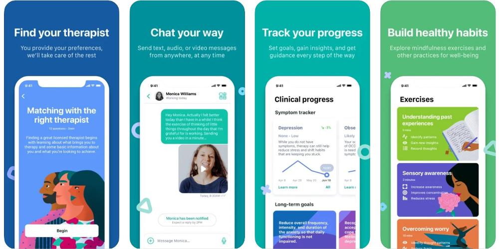 Beispiel einer App für psychische Gesundheit