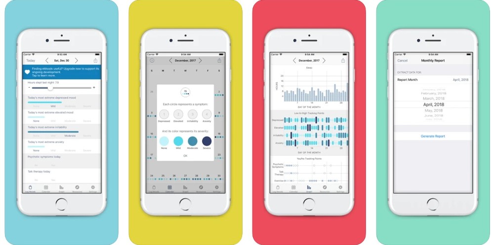 Beispiel einer App für psychische Gesundheit