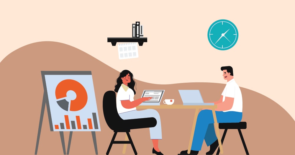 Illustration eines Workshops für psychische Gesundheit