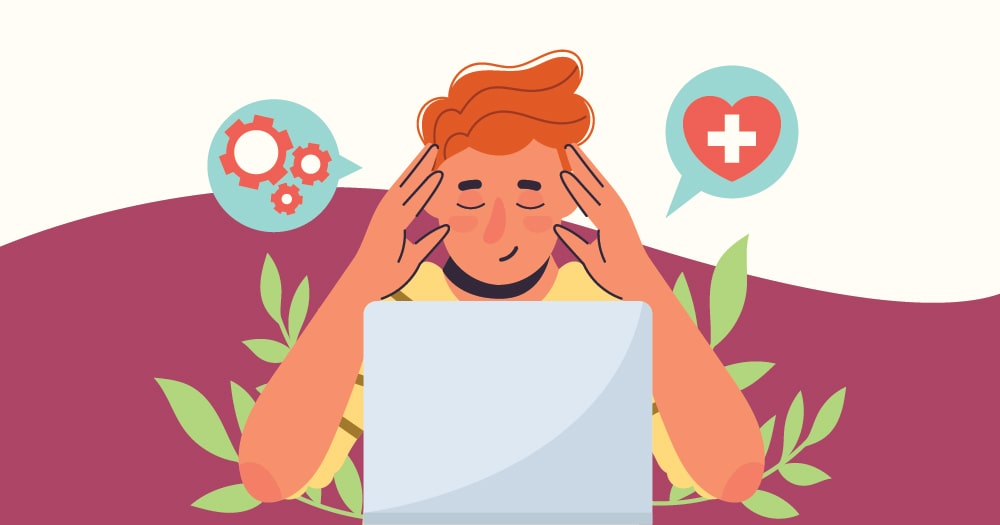 Illustration eines Workshops für psychische Gesundheit