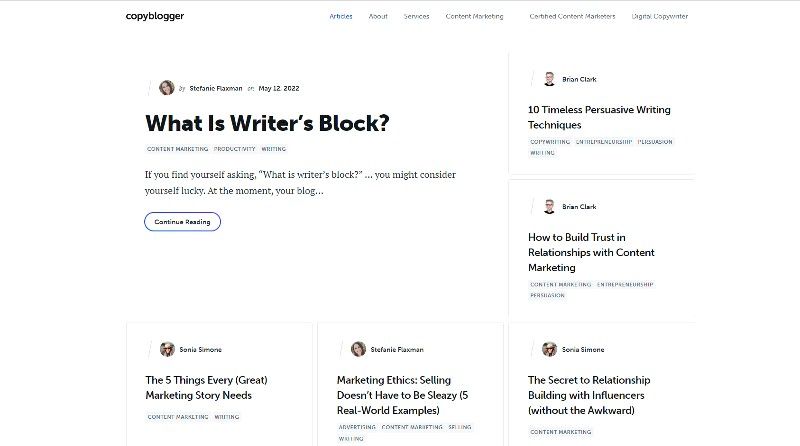 eșantion de blog