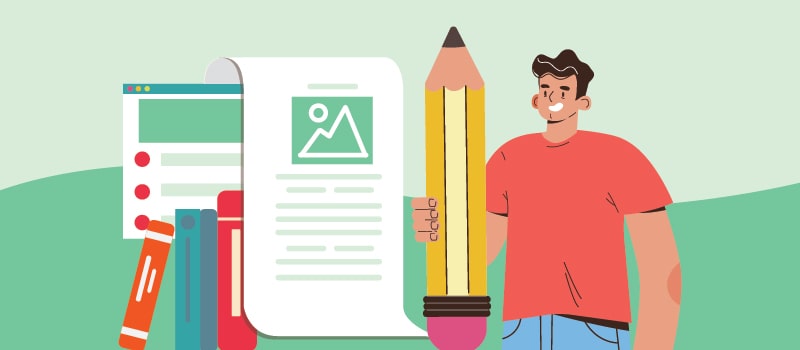 ilustrație a bloggerului