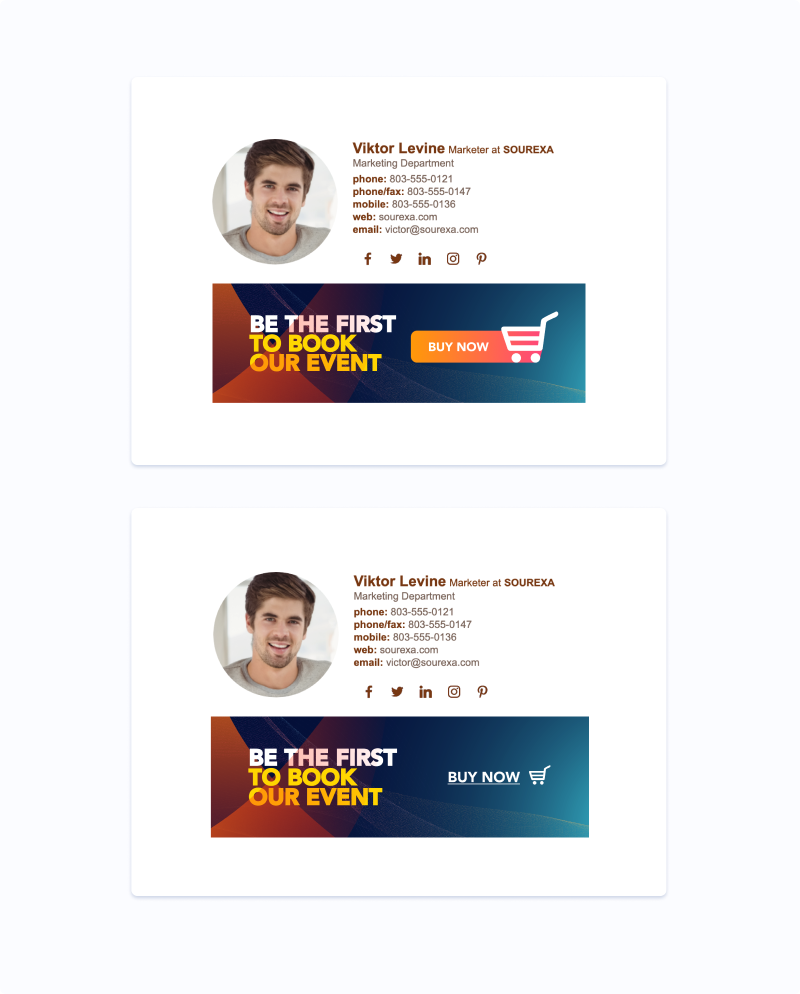 ieși în evidență semnătura de e-mail