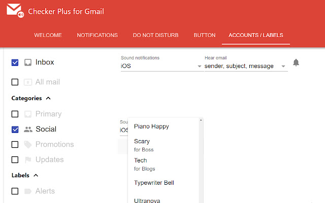 ตัวตรวจสอบ Gmail
