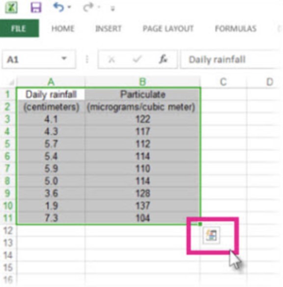 快速分析excel