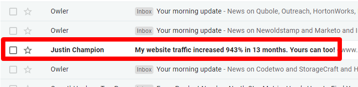 e-mail hubspot