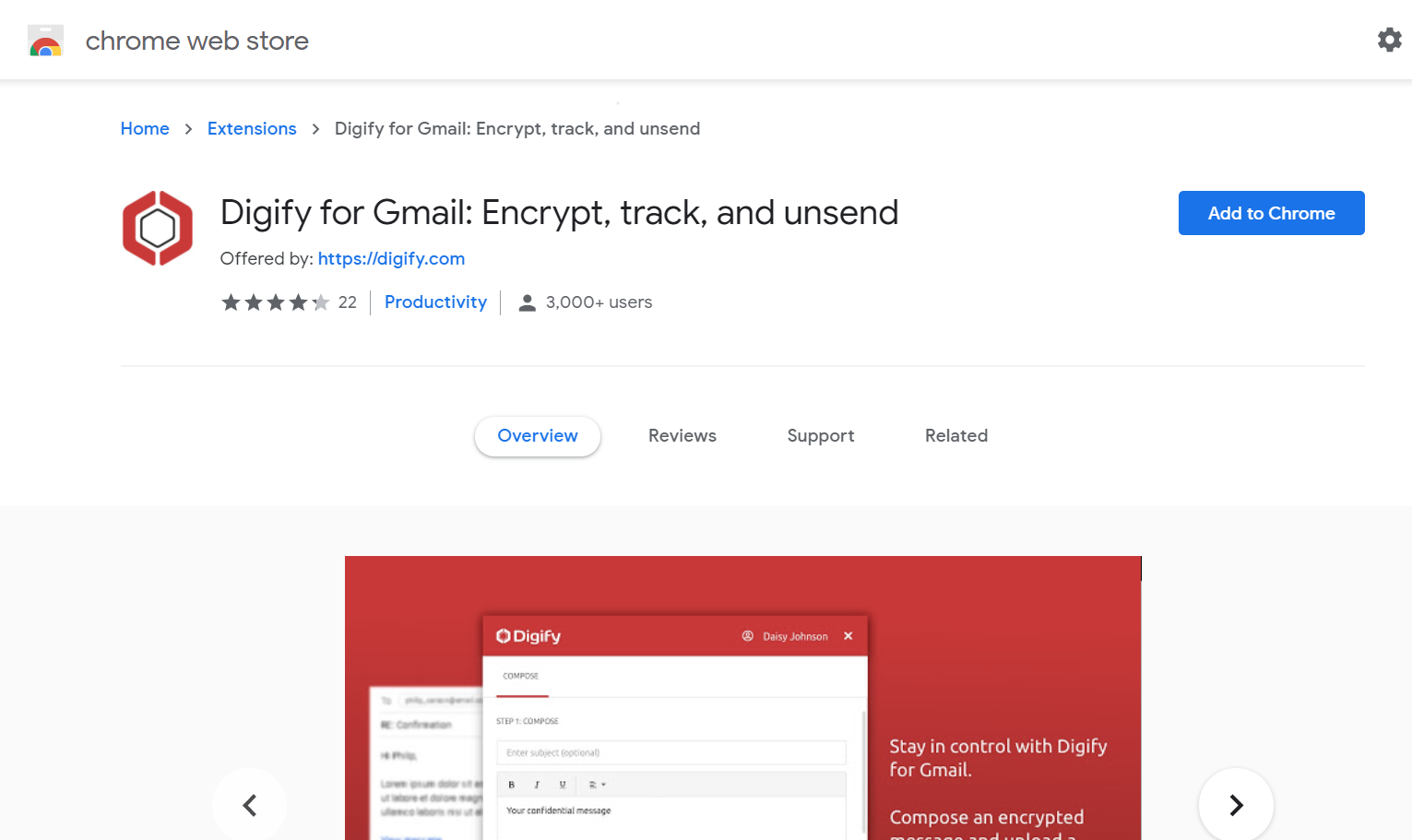 Gmail için Digify