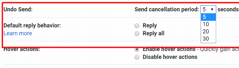Gmail'de göndermeyi geri al