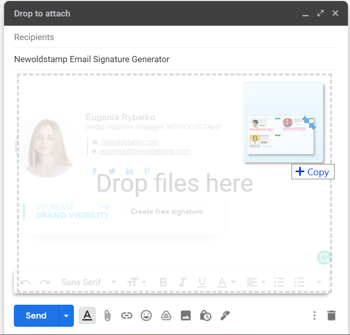 Gmail'de e-posta gövdesine resim ekleme