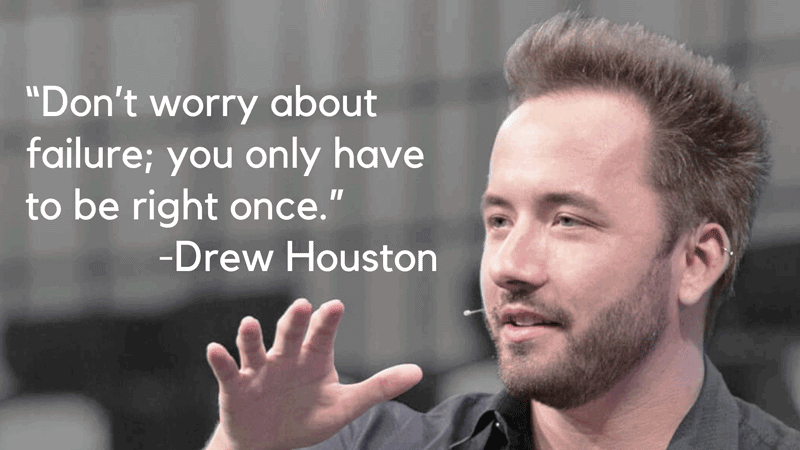 Cita de Drew Houston
