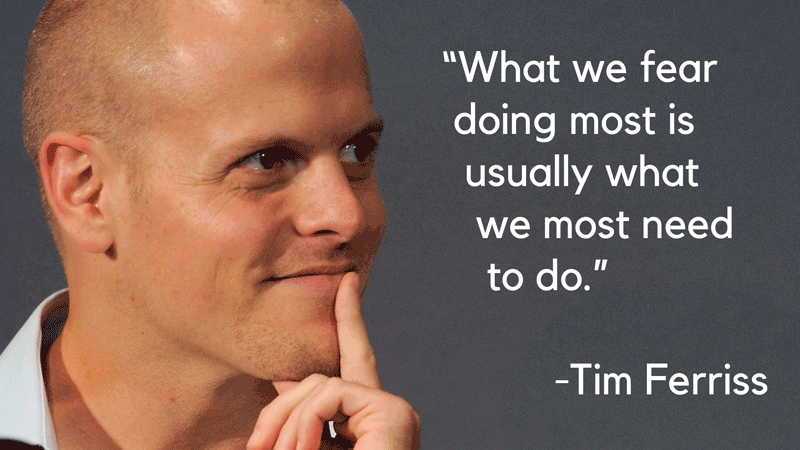 Cita de Tim Ferris