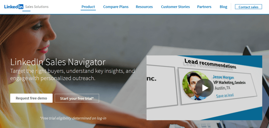 nawigator sprzedaży linkedin