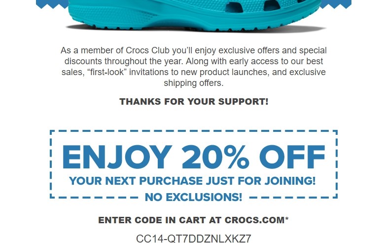 e-mail crocs