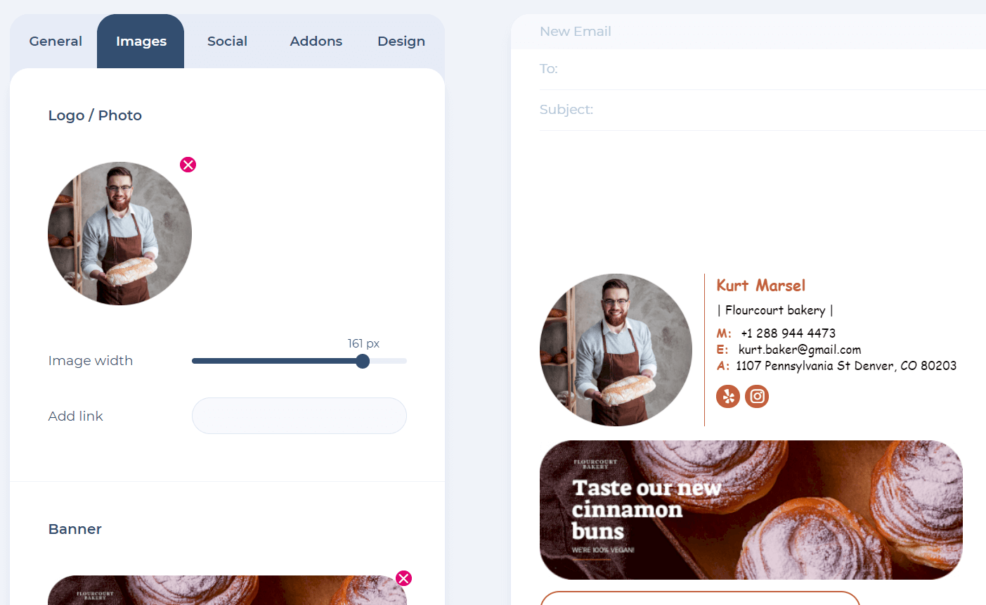 Generatore di firme e-mail MySignature