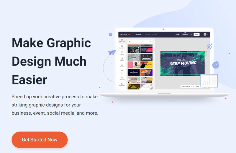 Interface de designcap